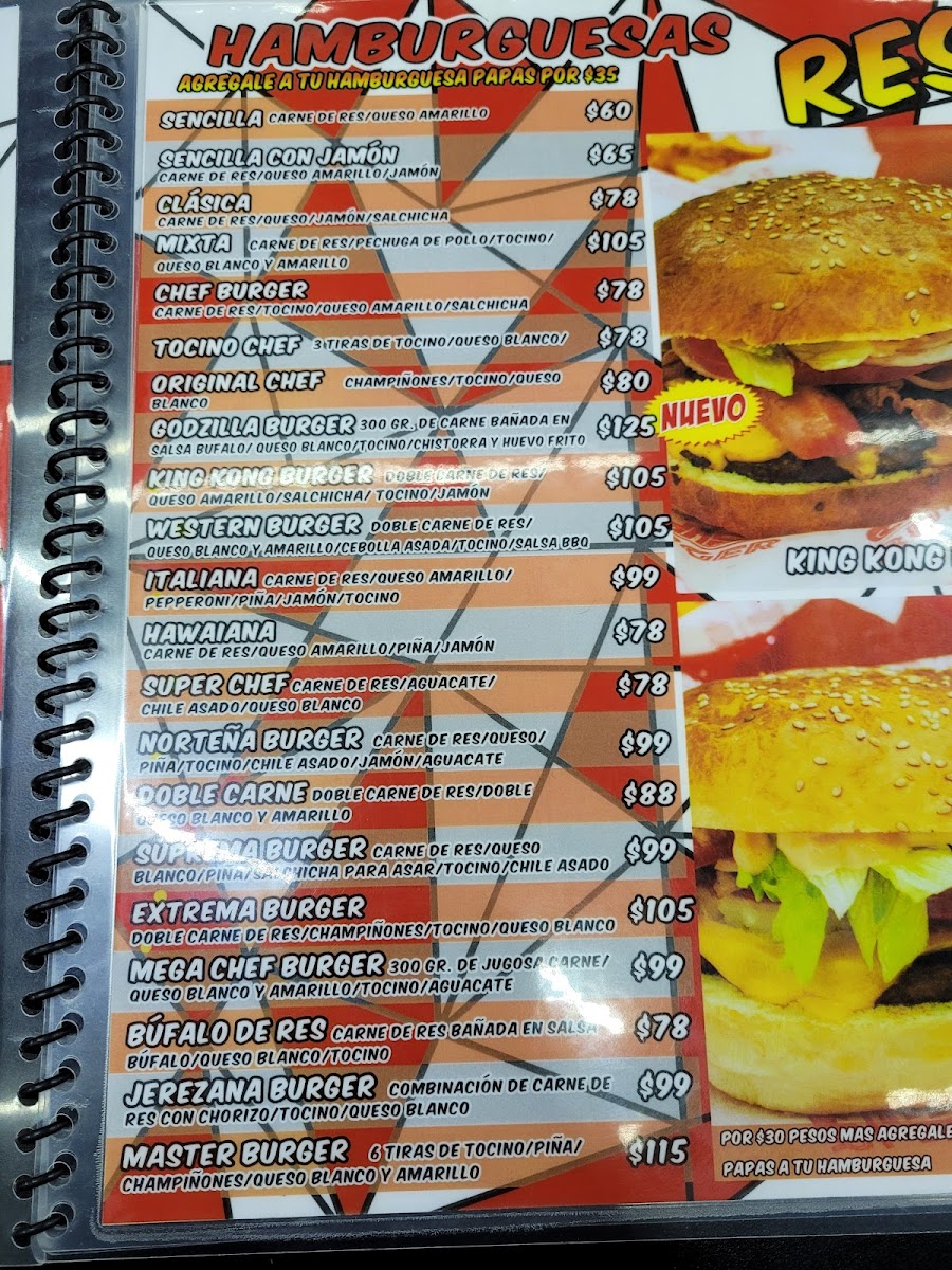 CHEF BURGER Menu - Image 5